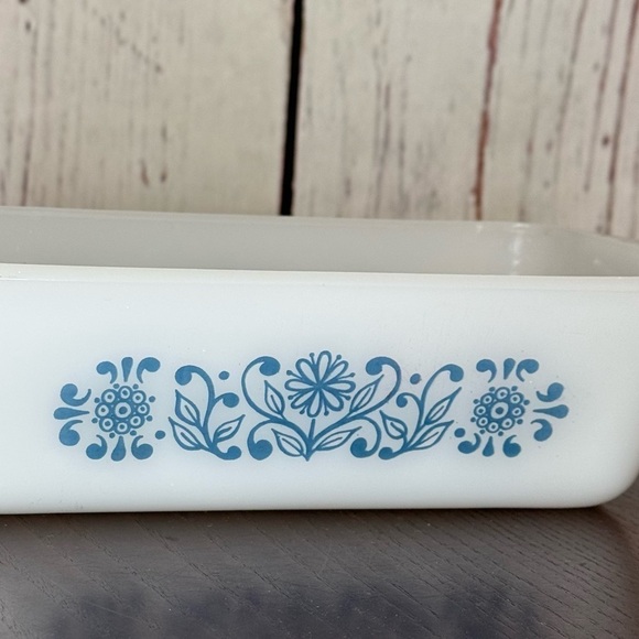 GLASSBAKE Casserole Glass Pan Loaf Pan Loaf Bread or Meat Loaf  Vintage GUC - Picture 15 of 16